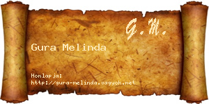 Gura Melinda névjegykártya